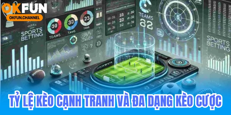 Tỷ lệ kèo cạnh tranh và đa dạng kèo cược